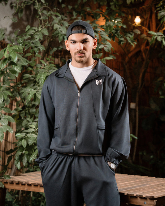 Grey Tracksuit Jacket