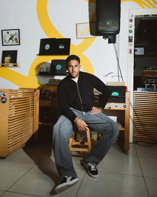 Black Full Zip Knitted Pullover