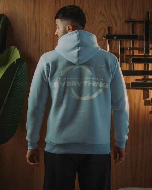 "TO EVERYTHING" Baby Blue Hoodie