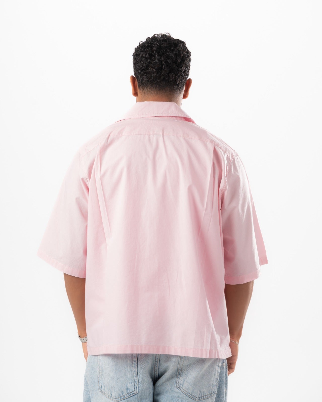 Baby Pink Boxy Summer Shirt