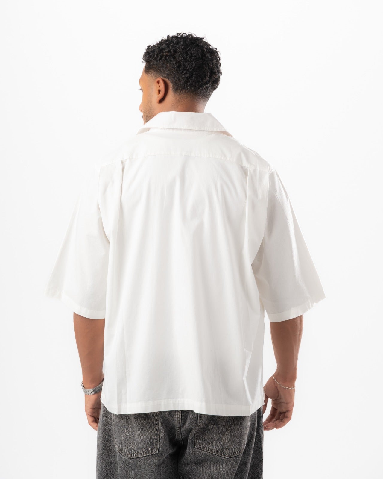 White Boxy Summer Shirt