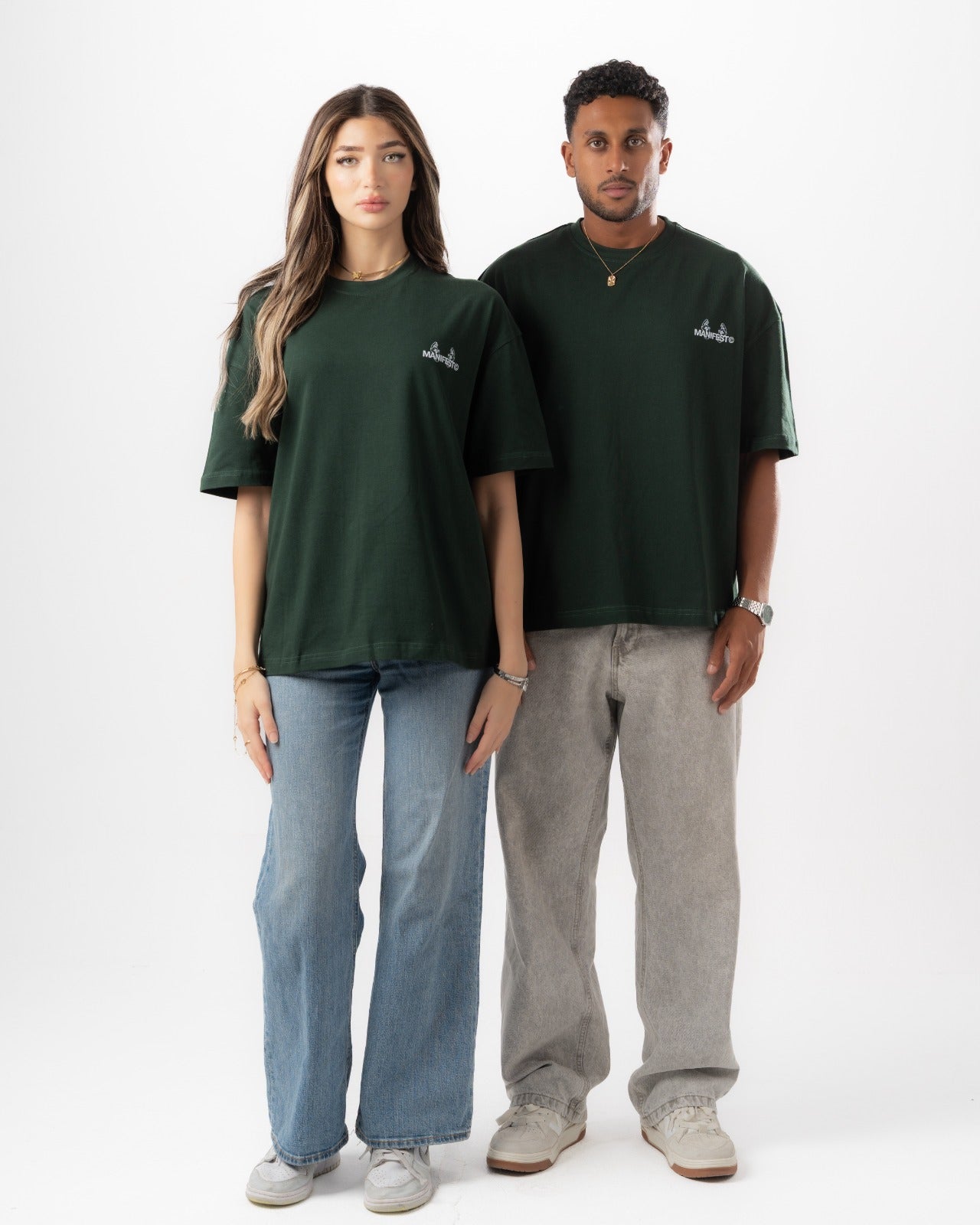 Green Boxy Summer Tee