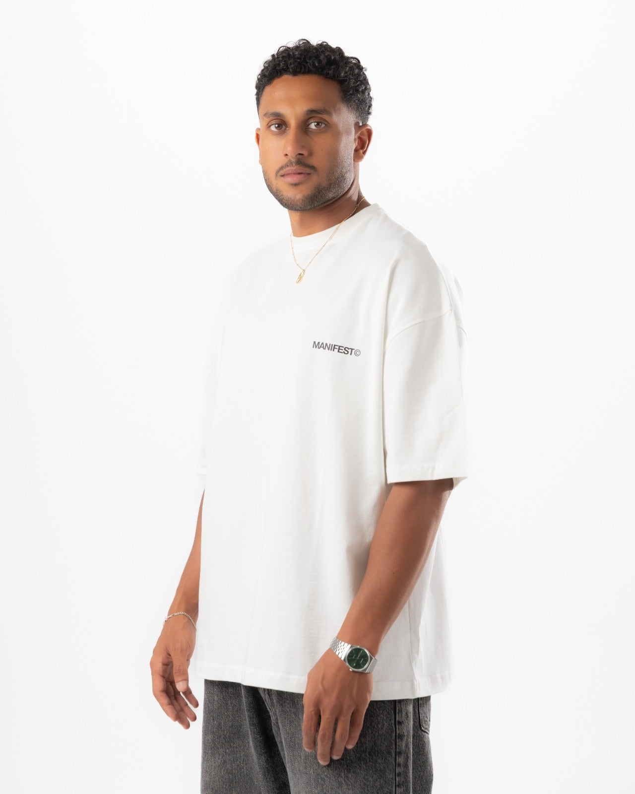White Boxy Summer Tee