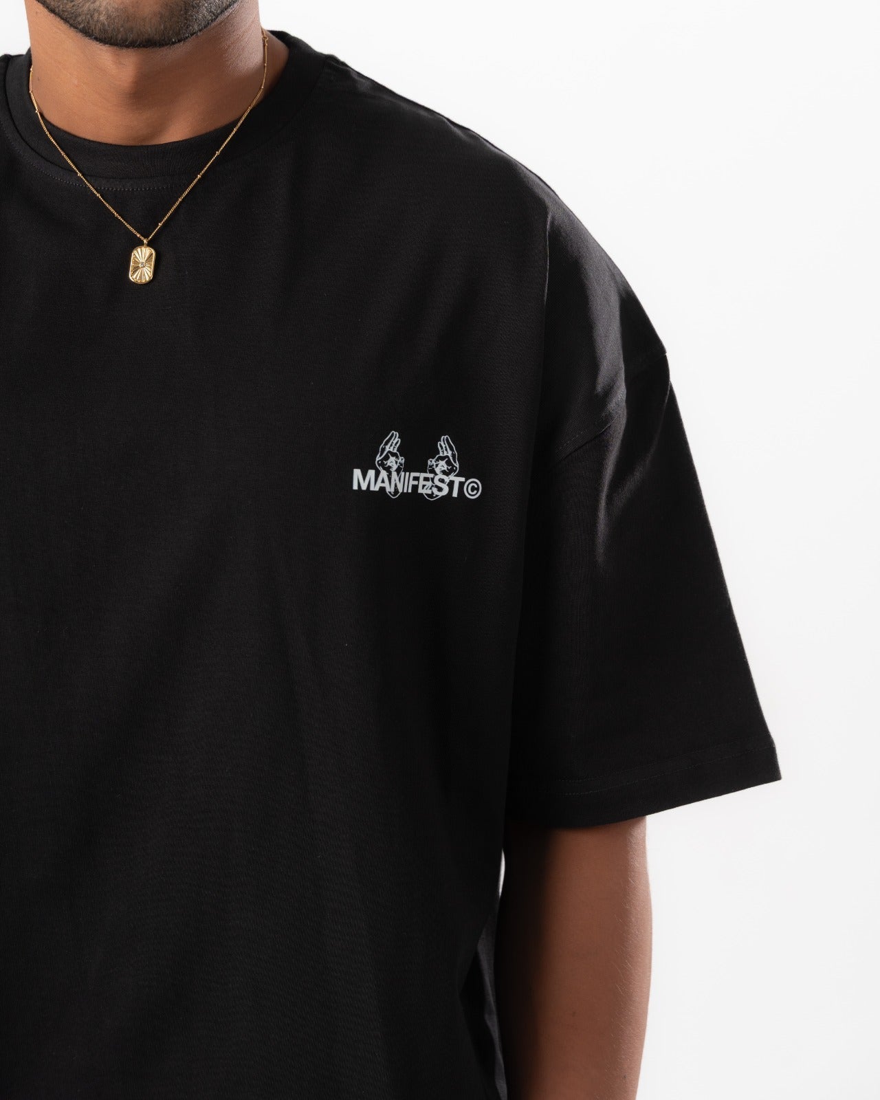 Black Boxy Summer Tee