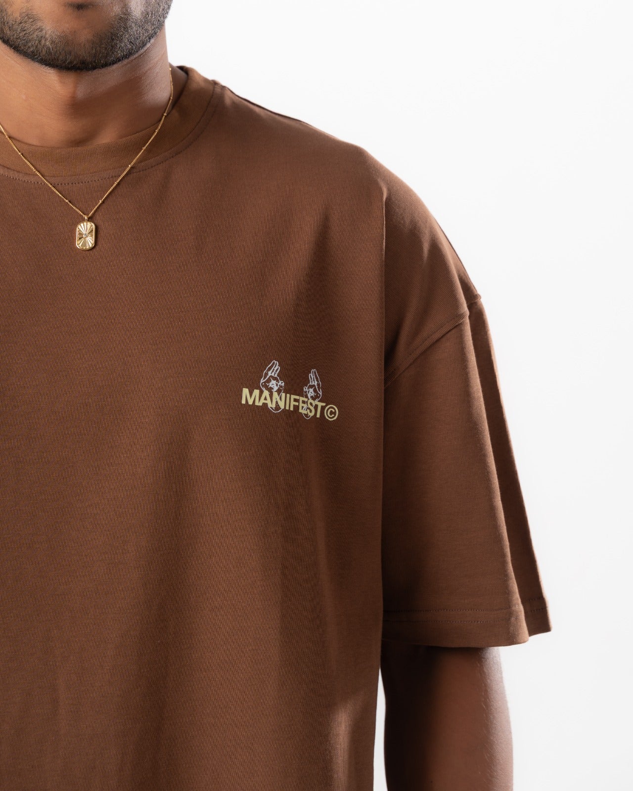 Brown Boxy Summer Tee