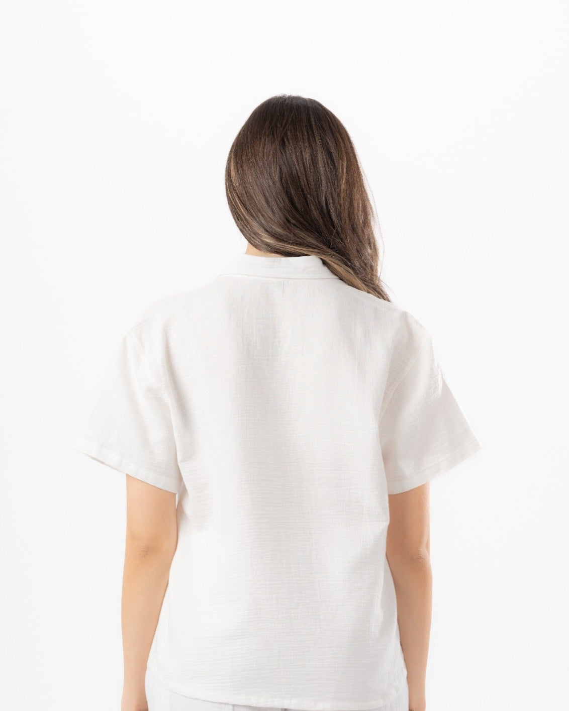 White Women Summer Shirt