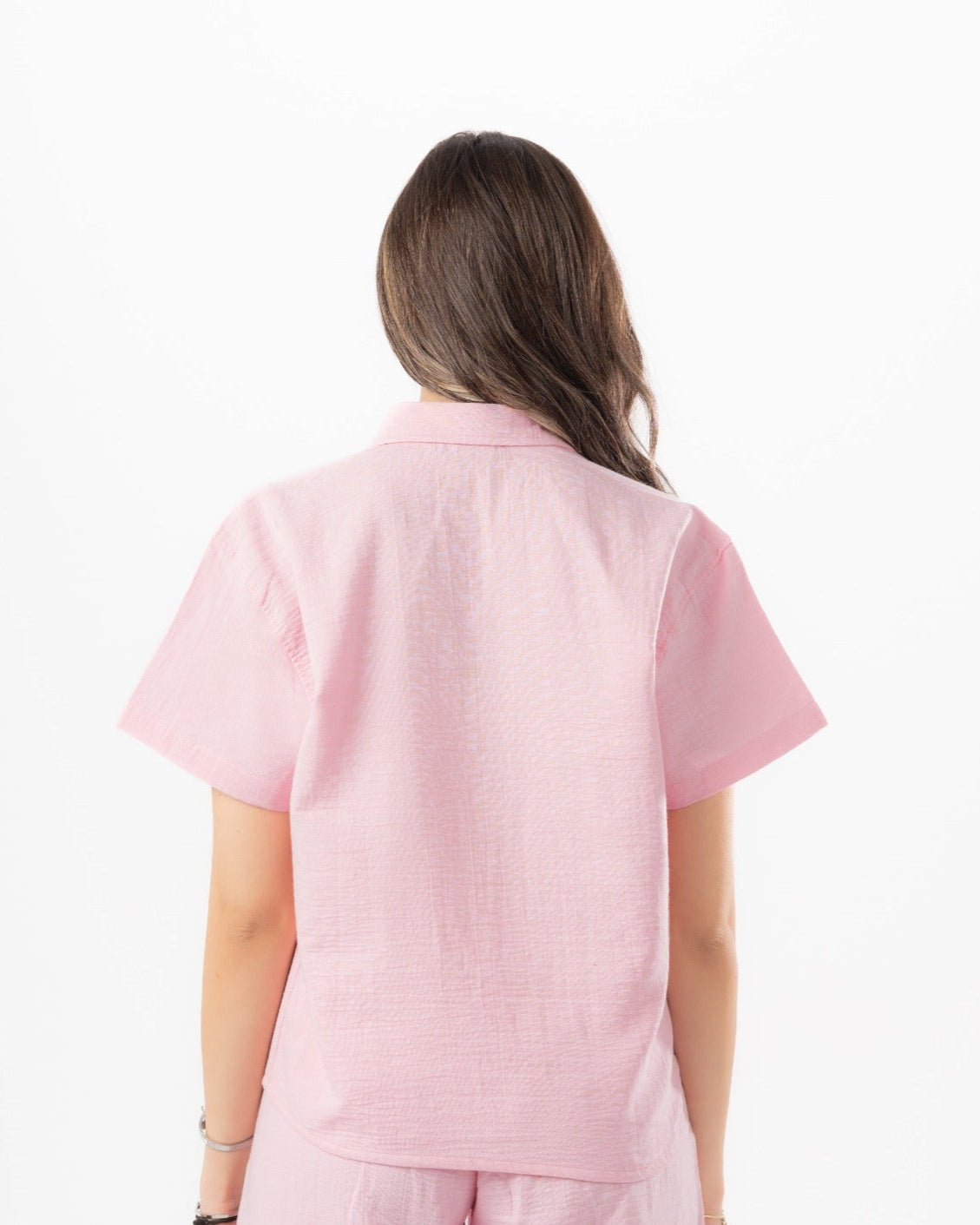 Baby Pink Women Summer Shirt