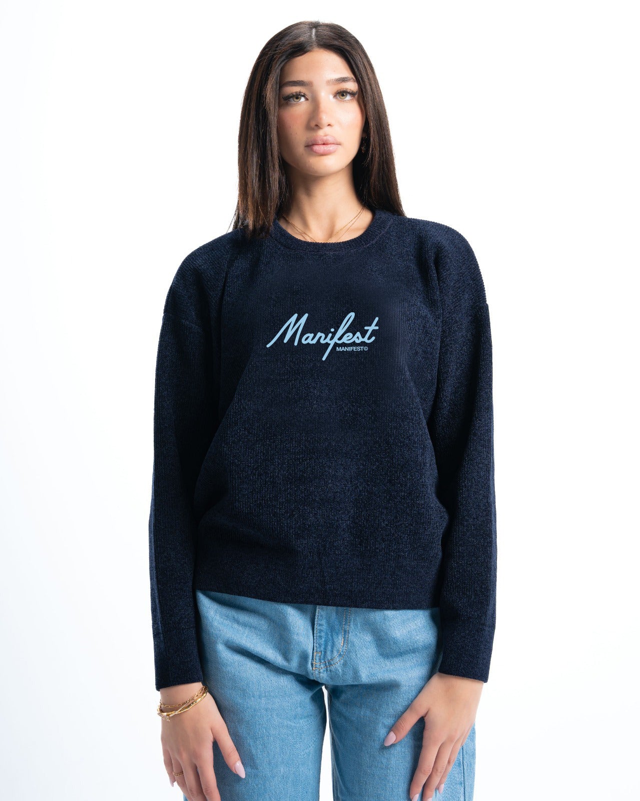 Navy Signature Knitted Pullover