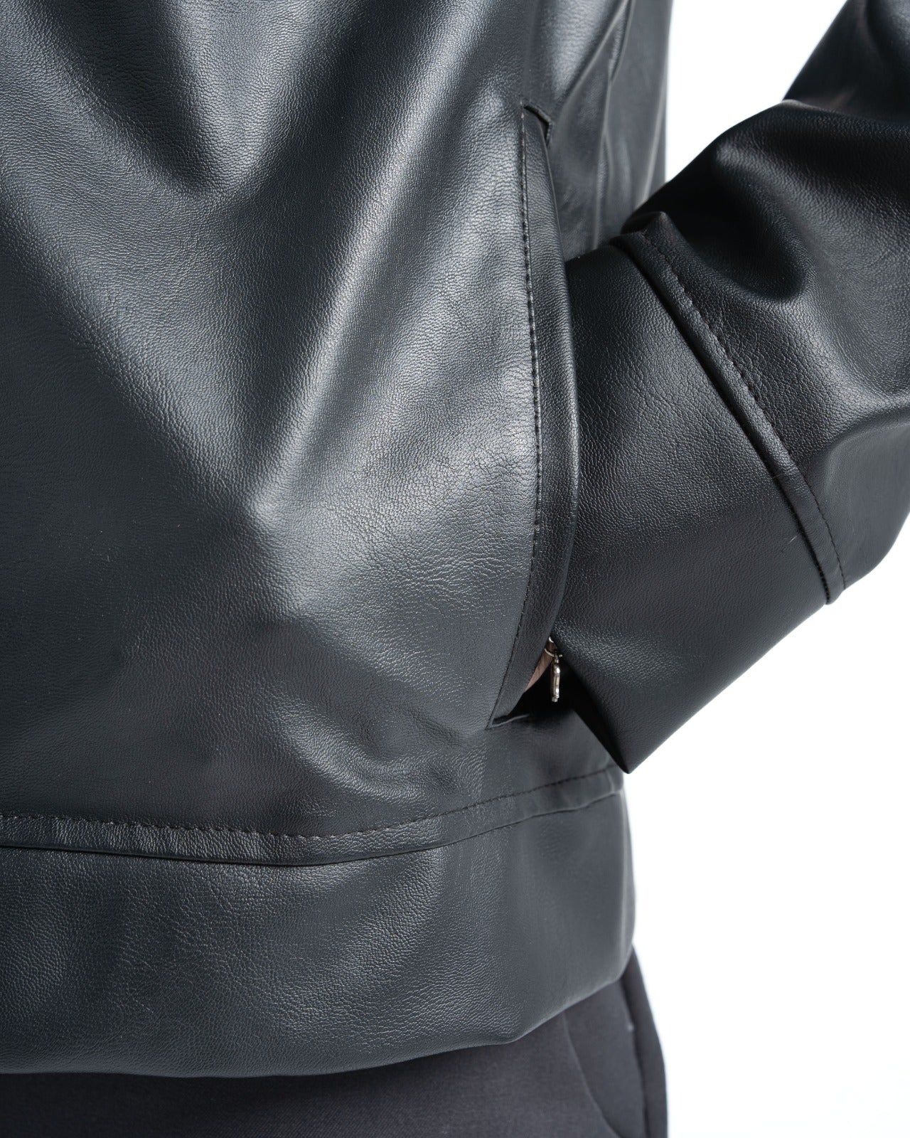 Mens Black Leather Jacket
