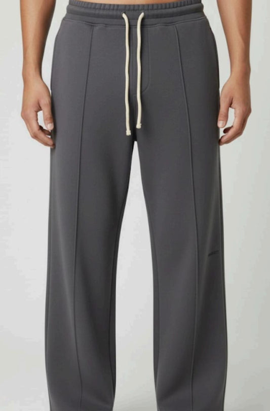 Mens Grey Widelege Sweatpants