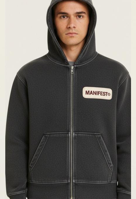 Grey Unisky Boxy Jacket