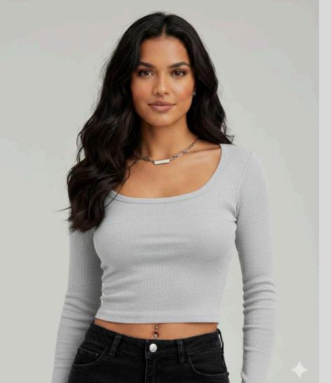 Womens Grey Top