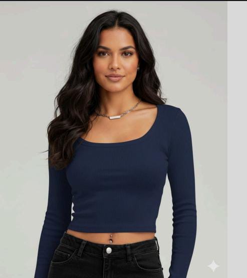 Womens Navy Top