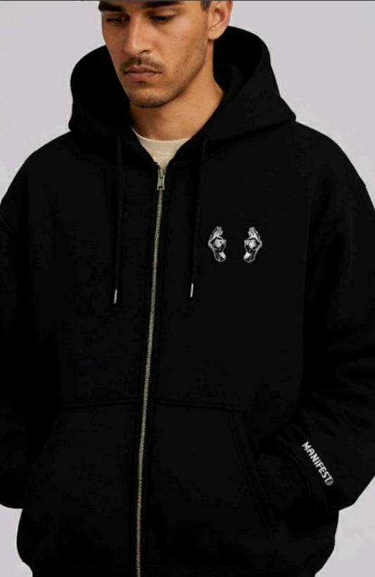 Unisex Oversize Black Jacket