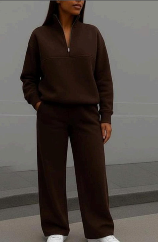 Womens Brown wideleg Pants