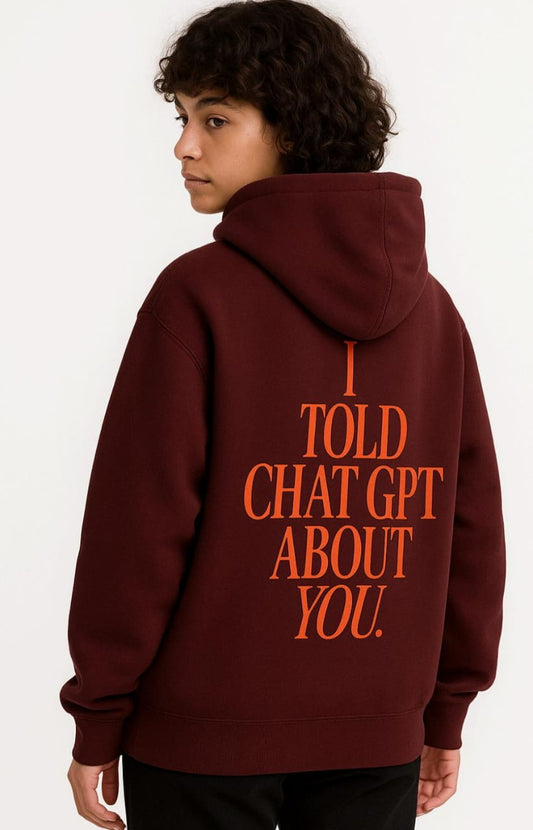 Burgandy Oversize Hoodie