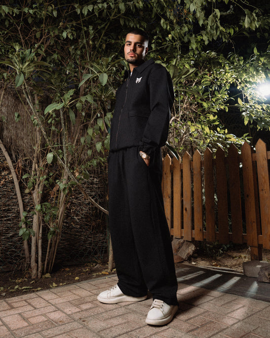 Black Tracksuit Pants