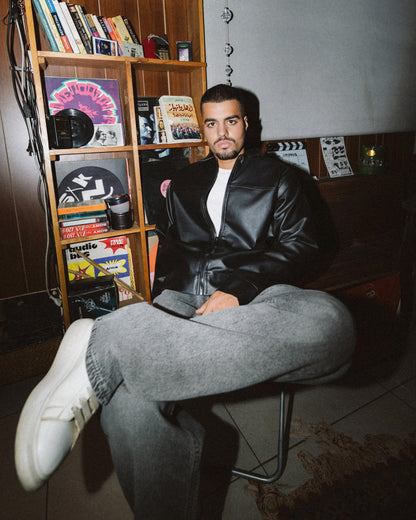 Mens Black Leather Jacket