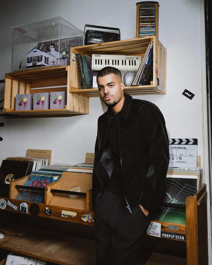 Mens Black Pleated Wide-leg Pants