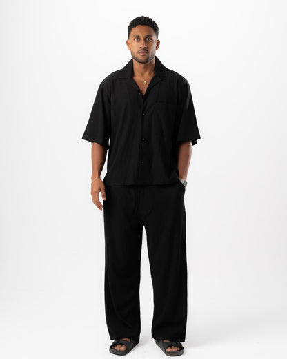 Black Men Summer Pants
