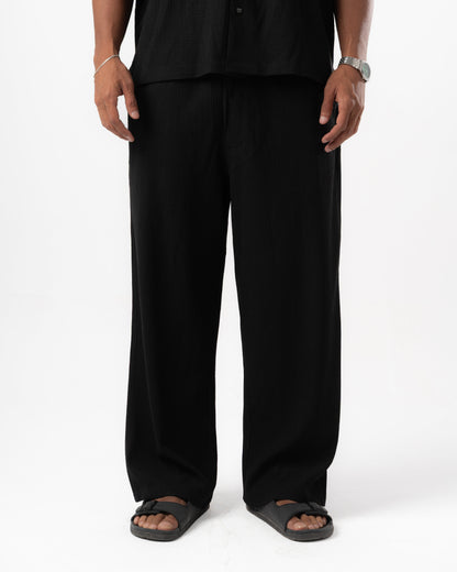 Black Men Summer Pants