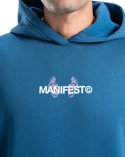 "I Just Cant" Teal Blue Hoodie