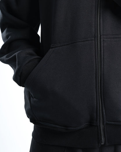 Manifest Black Zip Hoodie