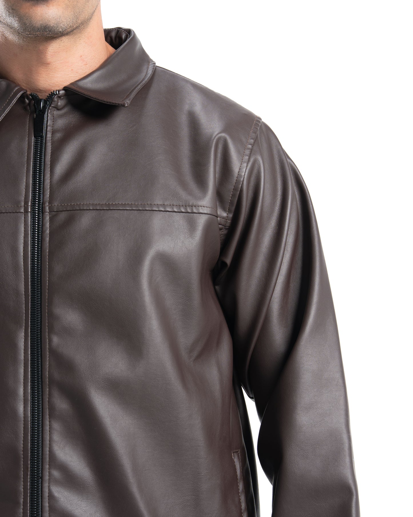 Mens Brown Leather Jacket
