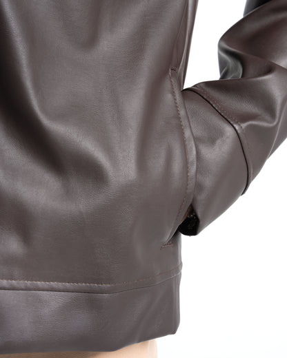 Mens Brown Leather Jacket