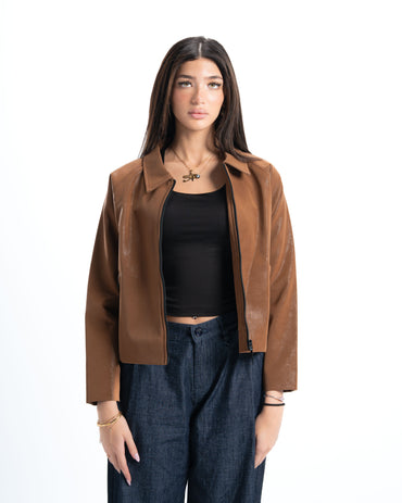 Womens Havan Leather Jacket