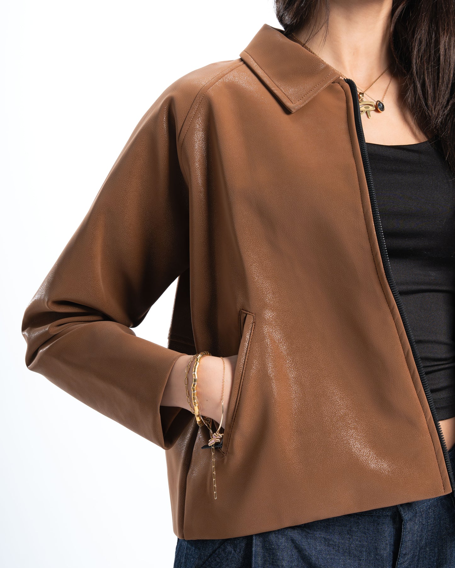 Womens Havan Leather Jacket