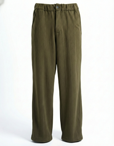 Army Wide-Leg Pinstripe Pants
