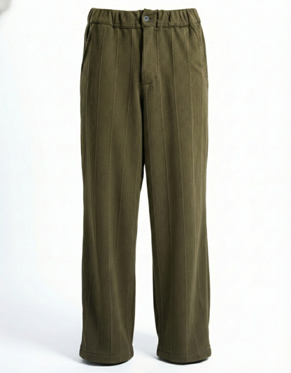 Army Wide-Leg Pinstripe Pants