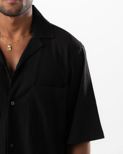 Black Men Summer Shirt