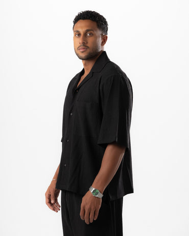 Black Men Summer Shirt