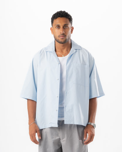 Baby Blue Boxy Summer Shirt