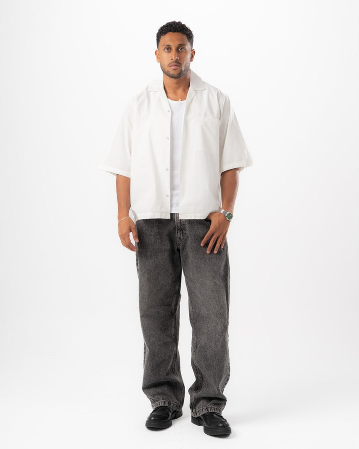 White Boxy Summer Shirt
