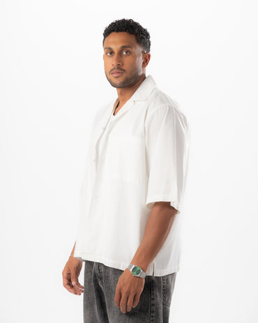 White Boxy Summer Shirt