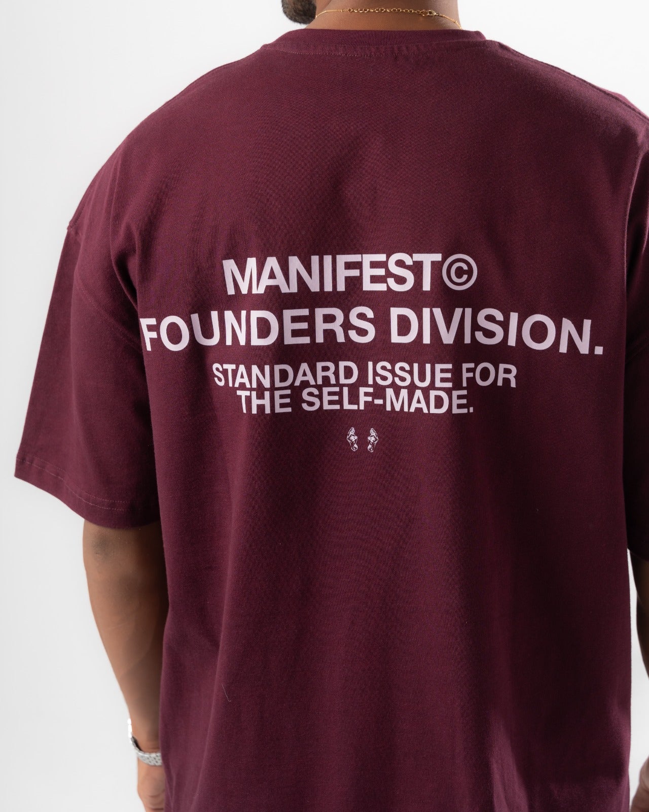 Burgundy Boxy Summer Tee