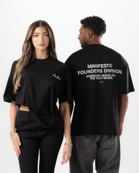 Black Boxy Summer Tee