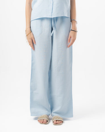 Baby Blue Women Summer Pants