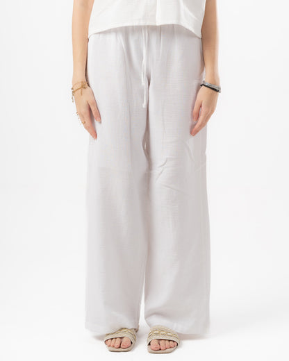 White Women Summer Pants