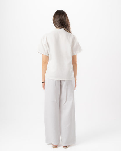 White Women Summer Pants