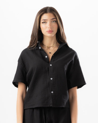 Black Women Summer Shirt