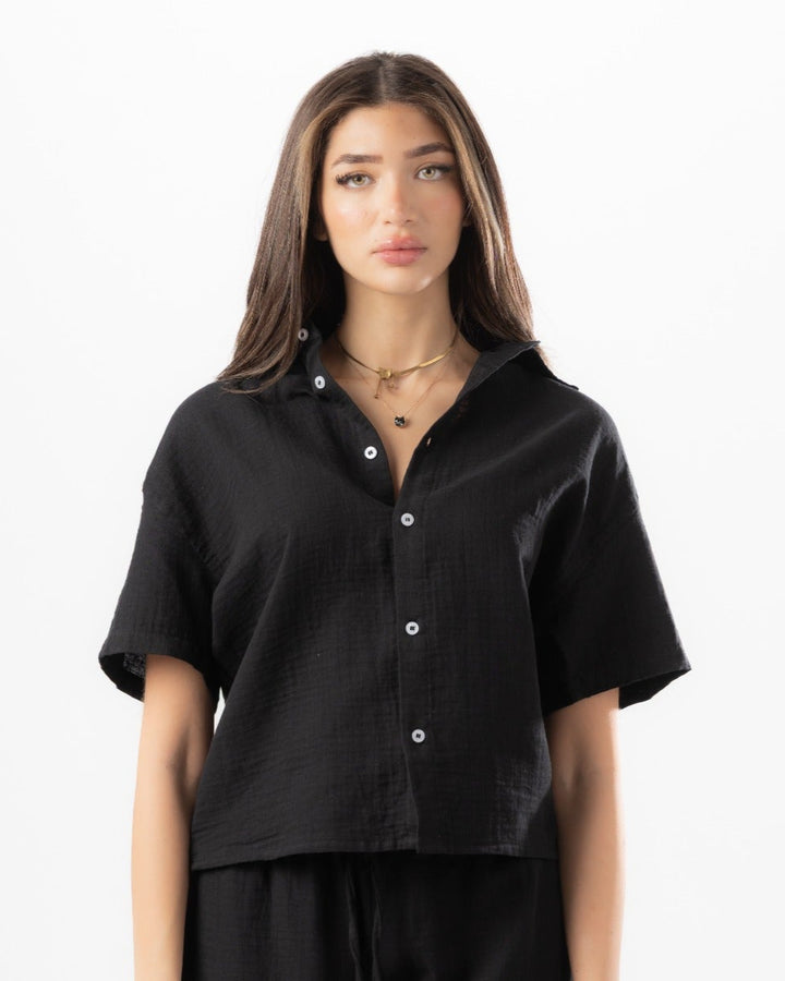 Black Women Summer Shirt