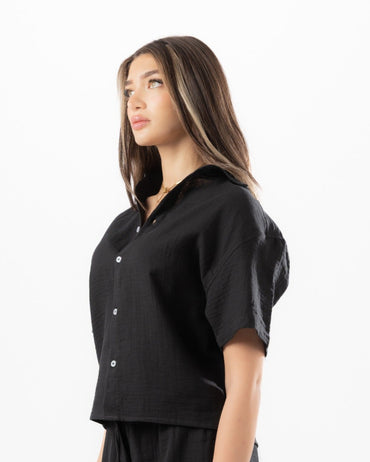 Black Women Summer Shirt