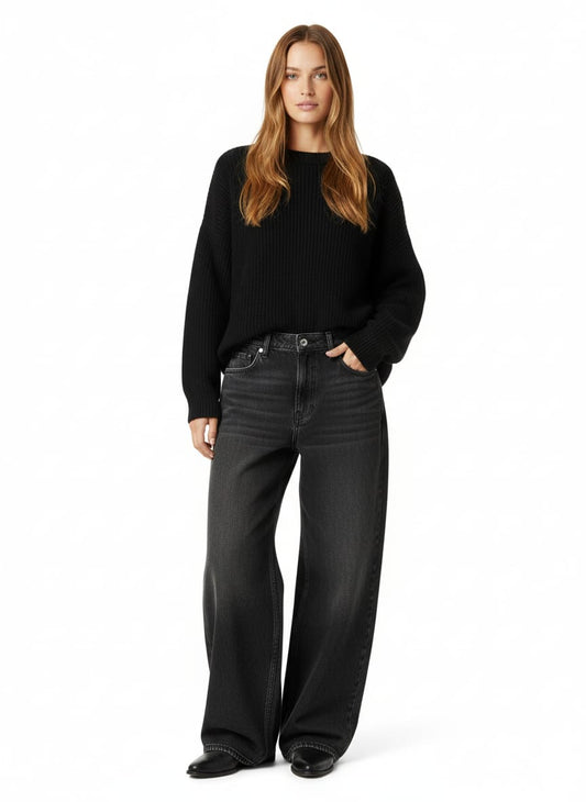 Dirty Copper Brown Oversized Denim Pants
