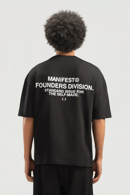 Black Boxy Summer Tee