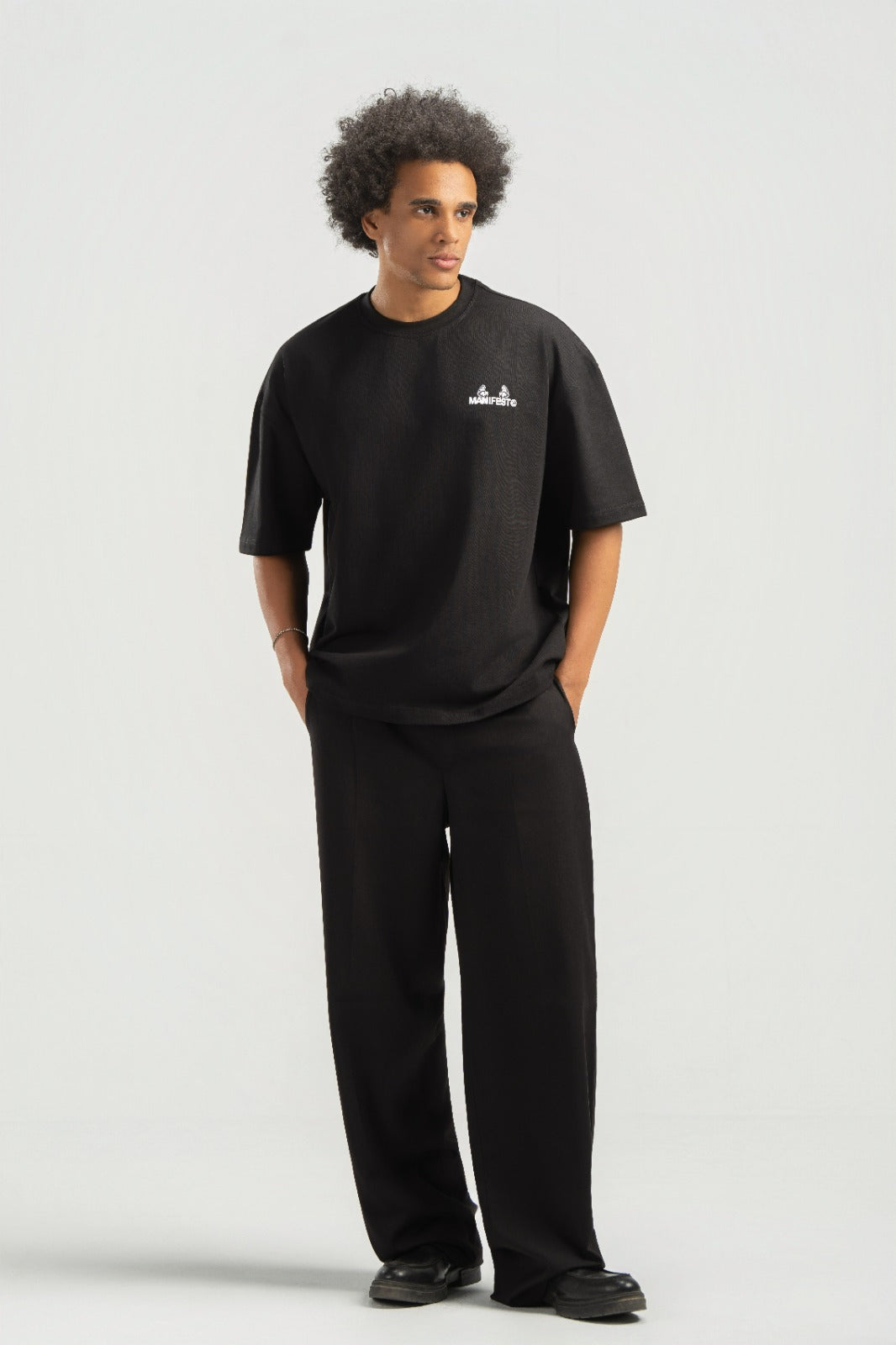 Black Boxy Summer Tee