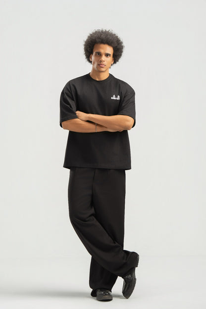 Black Boxy Summer Tee
